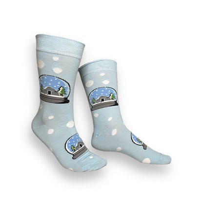 Schneekugel Socken