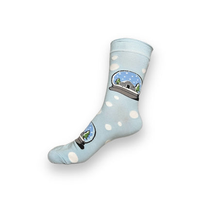 Schneekugel Socken